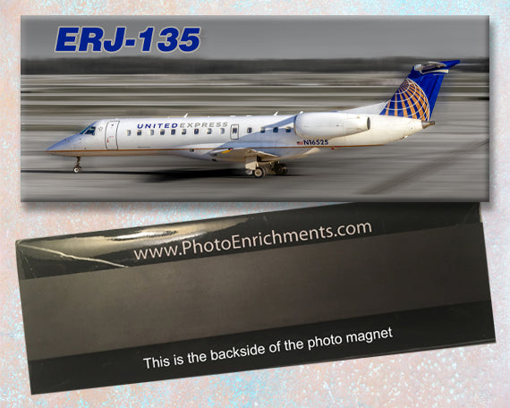 United Express (ExpressJet) ERJ-135LR Fridge Magnet (PMT1837