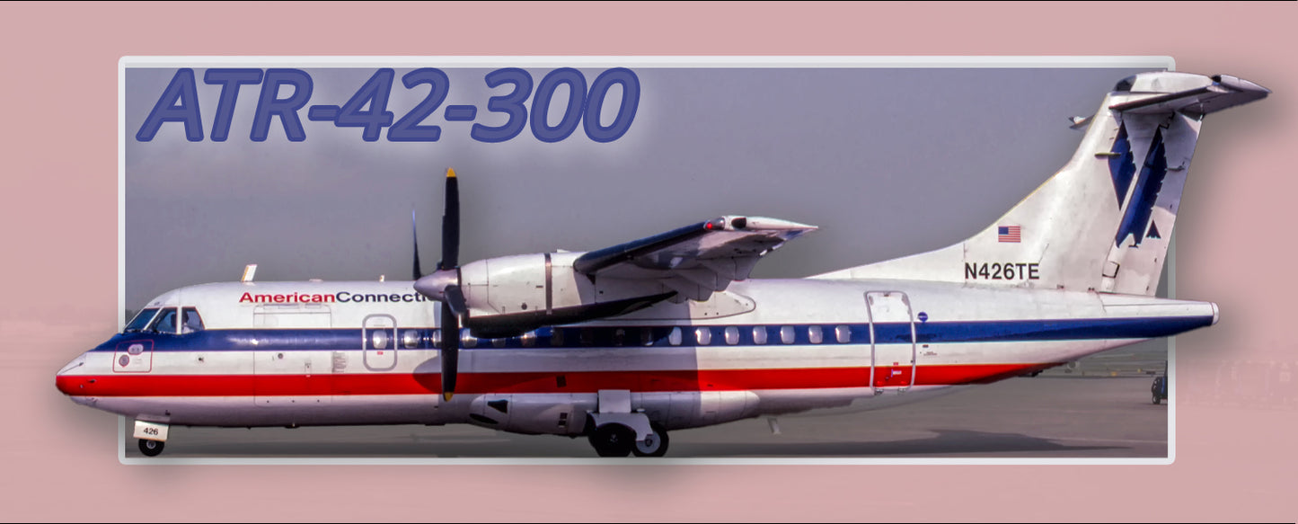 American Connection ATR-42-300 Fridge Magnet (PMT1838)