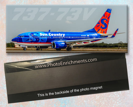 Sun Country Airlines Boeing 737-73V(WL) Fridge Magnet (PMT1839)
