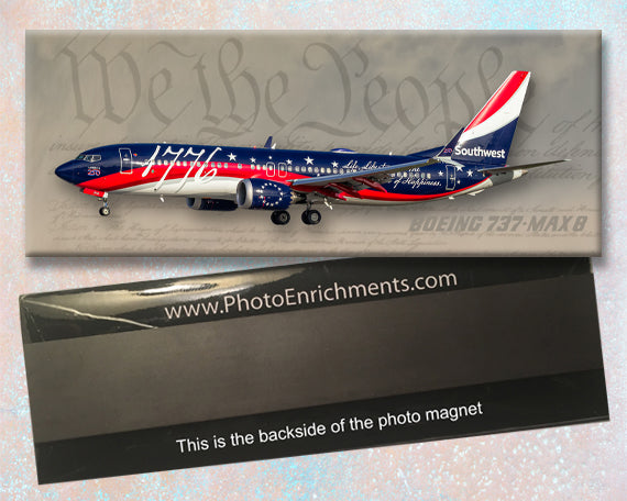 Southwest Airlines Independence One Colors Fridge Magnet (PMT1842)