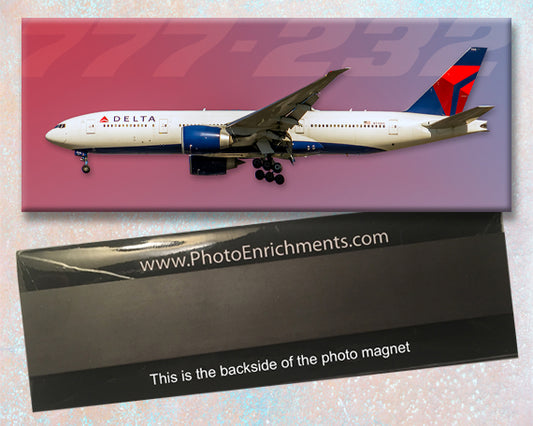Delta Air Lines Boeing 777-232(ER) Fridge Magnet (PMT1844)