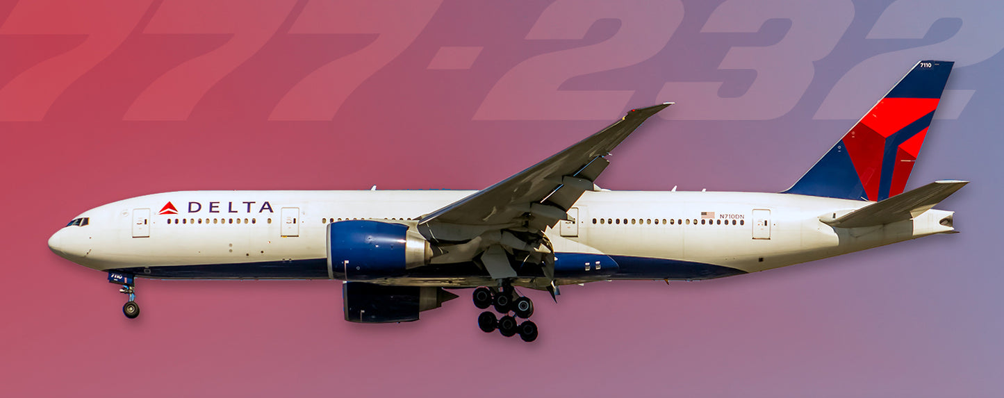 Delta Air Lines Boeing 777-232(ER) Fridge Magnet (PMT1844)