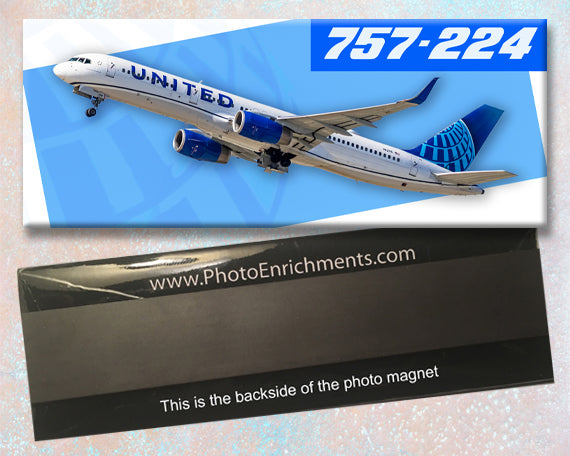 United Airlines Boeing 757-224 Fridge Magnet (PMT1847