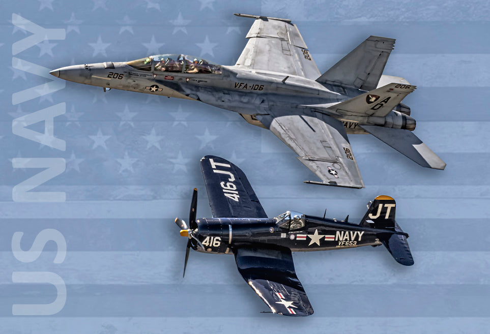 US Navy Honor Military Aircraft Fridge Magnet (PMW12033)