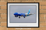 JetBlue Airways N523JB Airbus A320 11" X 14" Color Photograph (T246LAJM11X14)