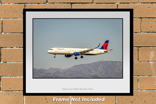 Delta Air Lines Airbus A321-211(WL) Color Photograph (TA046LAJM11X14)