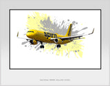 Spirit Airlines Airbus A321-231(WL) Color Photograph (TA054LAJM)