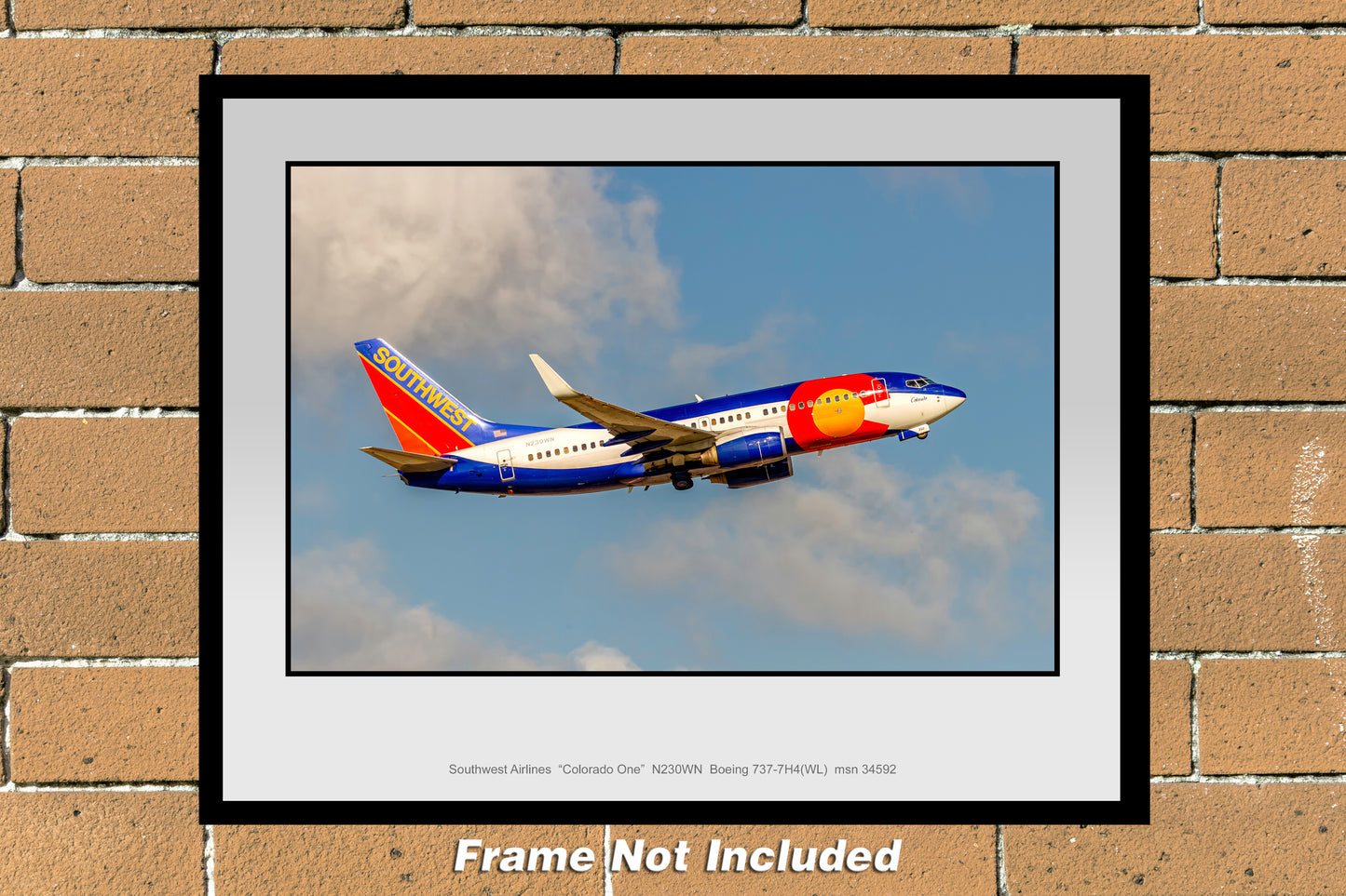 Southwest Airlines Colorado One colors (TT194RAJM11X14)