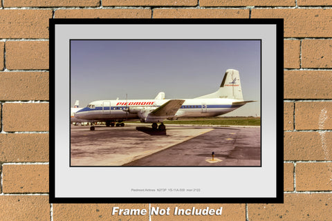 Piedmont Airlines YS-11A-500 Color Photograph (Y012LGJA11X14)