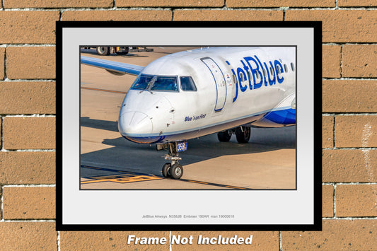 JetBlue Airways Embraer 190AR Color Photograph (YB020LGJM11X14)