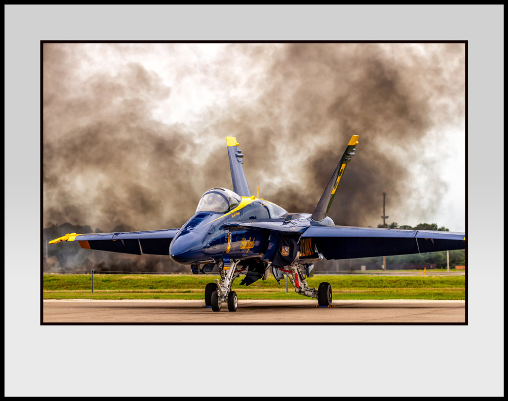 Blue Angel #3 F-18 Hornet Color Photograph (ZF001LGJM11X14)