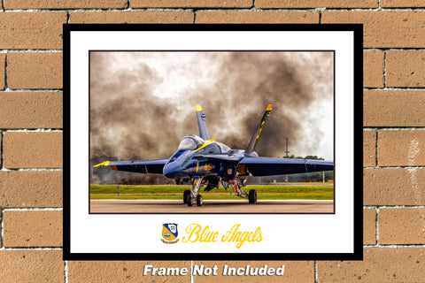 Blue Angel #3 F-18 Hornet Color Photograph (ZF001LGJM11X14)