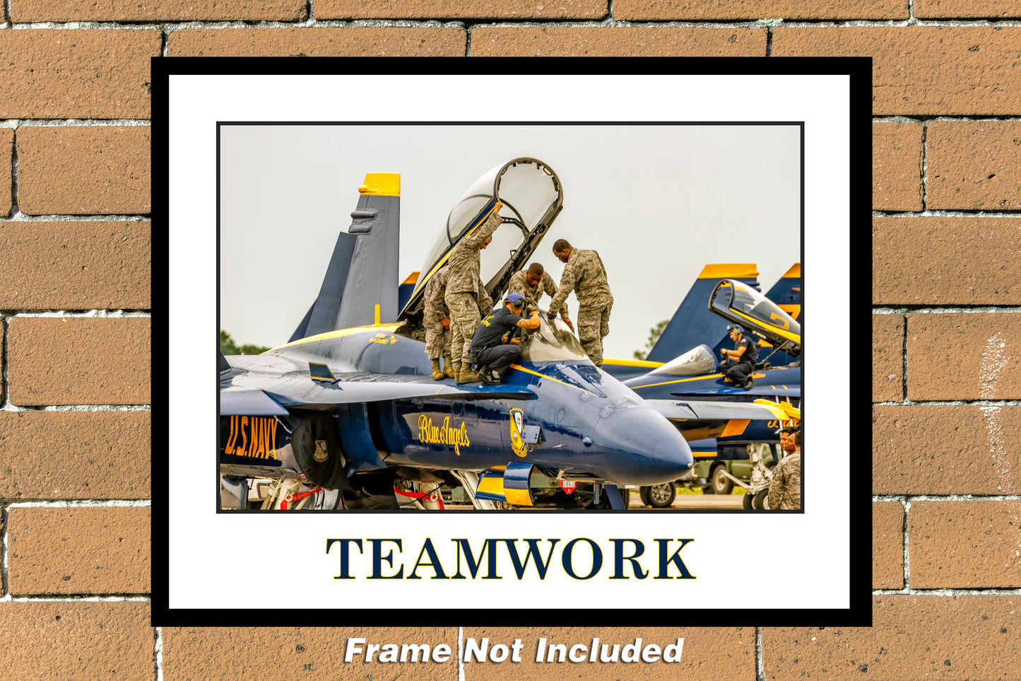 us navy blue angels f-18 color military photograph