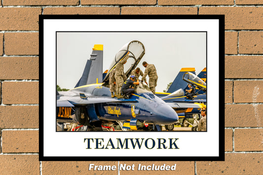 us navy blue angels f-18 color military photograph