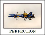 Blue Angel F-18 Hornet Perfection Color Photograph (ZF003LGJM11X14)