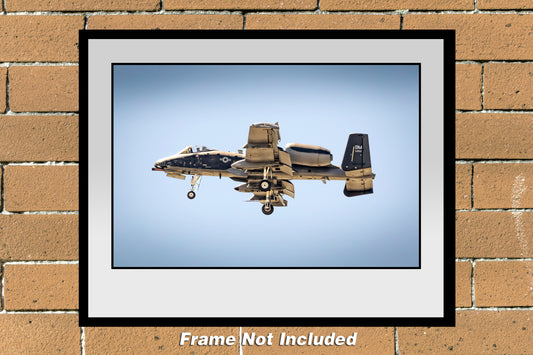 US Air Force A-10 Warthog Color Military Photograph (ZG002LAJM11X14) (Copy)
