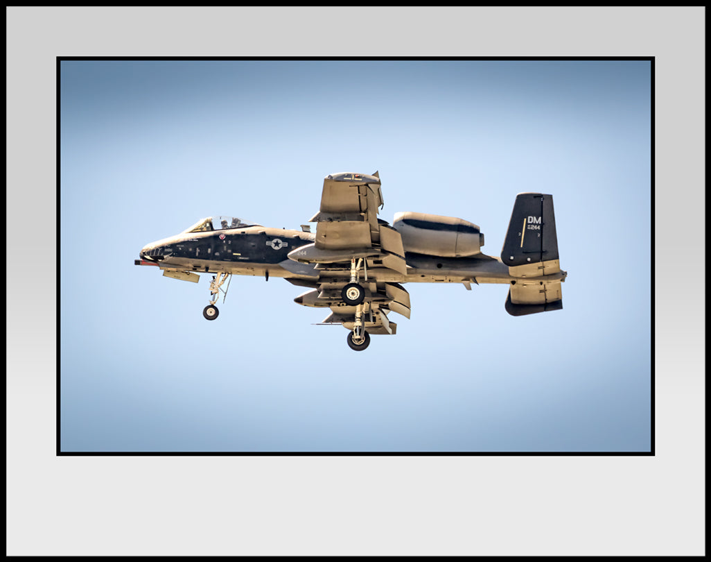 US Air Force A-10 Warthog Color Military Photograph (ZG002LAJM11X14) (Copy)