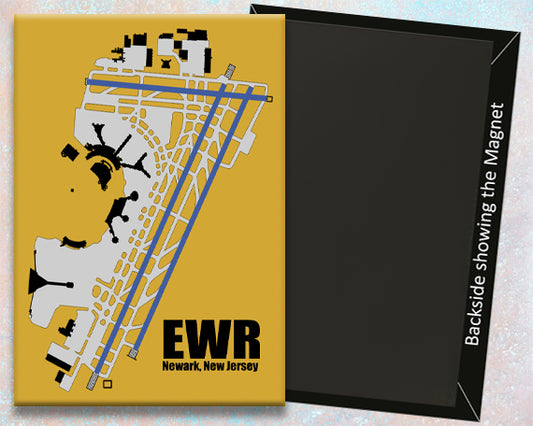 EWR Newark Airport Current Diagram Fridge Magnet (MM10052)