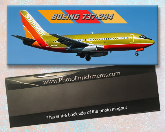 Southwest Airlines Boeing 737-2H4 Fridge Magnet (PMT1570)