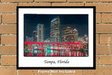 Tampa Florida Red Crosstown Bridge Color Photograph (2012090403411x14)