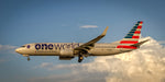 American Airlines Boeing 737 "One World" Color Photograph (APPM10004)