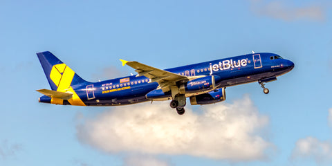 JetBlue Airways Vets in Blue Airbus A320-232 Color Photograph (APPM10018)