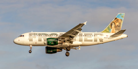 Frontier Airlines Airbus A319-111 Color Photograph (APPM10039)