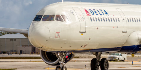 Delta Air Lines Airbus A321 Nose Close Up Color Photograph (APPM10052)
