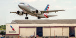 American Airlines Airbus Departing Charlotte Color Photograph (APPM10086)