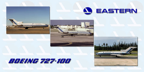 Eastern Airlines 727-100 Collage Color Photograph (APPM90003)