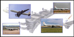 United Airlines DC-8 Collage 10" x 20" Color Photograph (APPM90006)