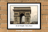 Arc de Triomphe Paris France Color Photograph  (CDG171224021311x14)