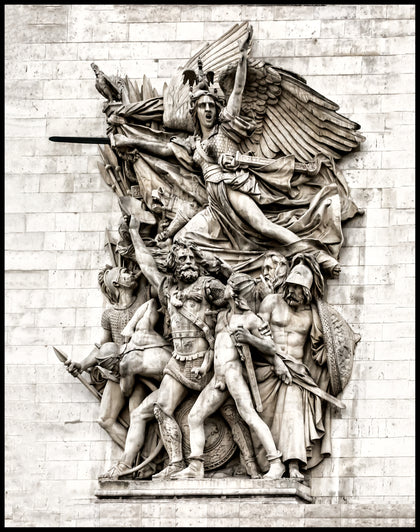 Winged Warriors Black & White Photograph (CDG1712240236)