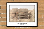 The Colosseum Rome Italy Sepia Color Photograph (FCO19122580411x14)