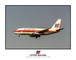 United Airlines Boeing 737-222 Color Photograph (J184LAJF11X14)