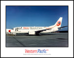 Western Pacific Airlines Boeing 737-3Y0 Color Photograph (K040LGAA11X14)