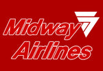 Midway Airlines Logo Fridge Magnet (LM14036)