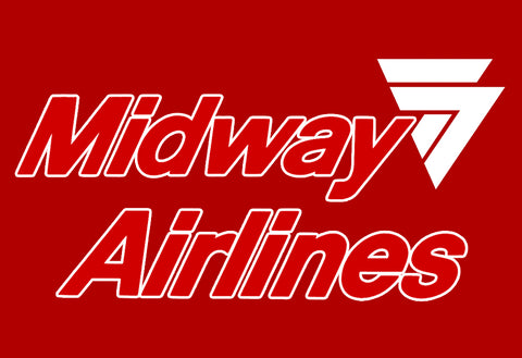 Midway Airlines Logo Fridge Magnet (LM14036)