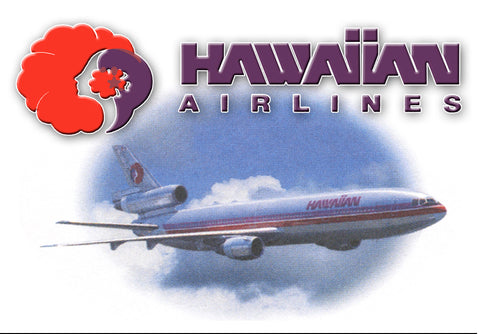 Hawaiian Airlines Logo Fridge Magnet (LM14037)