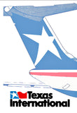 Texas International Airlines Logo Fridge Magnet (LM14046)