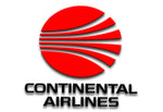 Continental Airlines Red Logo Fridge Magnet (LM14076)