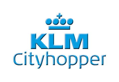 KLM Cityhopper Airlines Logo Fridge Magnet (LM14089)