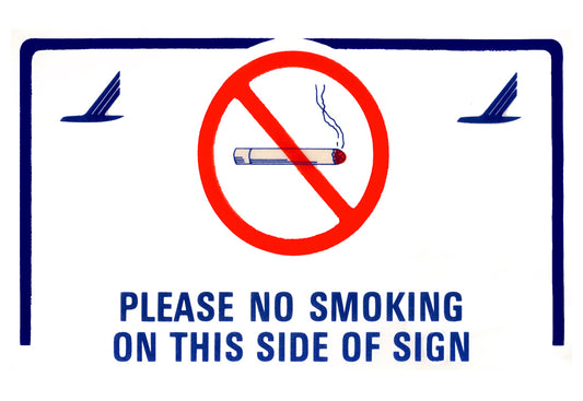 Piedmont Airlines No Smoking Sign Fridge Magnet (LM14114)