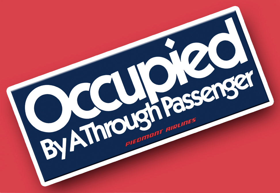 Piedmont Occupied Seat Card Fridge Magnet (LM14115)