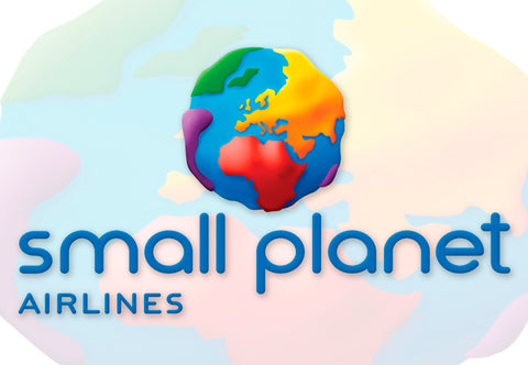 Small Planet Airlines Logo Fridge Magnet (LM14125)