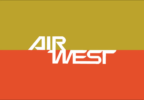 Air West Airlines Logo Fridge Magnet (LM14181)