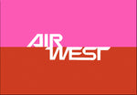 Air West Airlines Logo Fridge Magnet (LM14188)