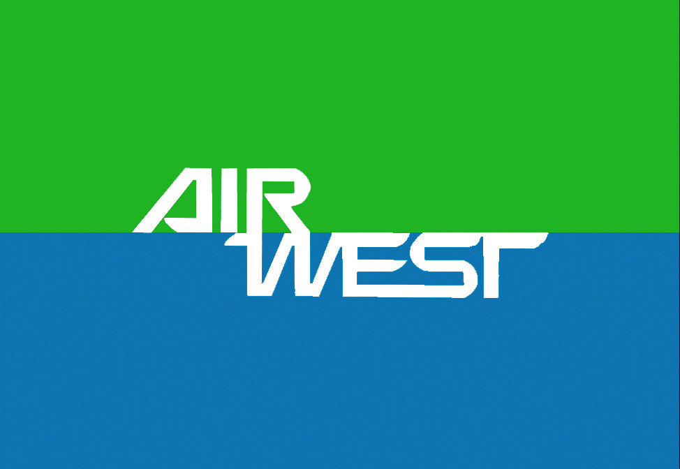 Air West Airlines Logo Fridge Magnet (LM14189)
