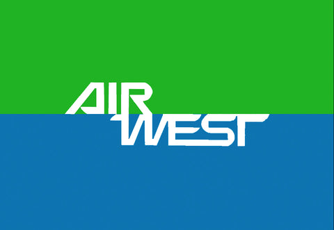 Air West Airlines Logo Fridge Magnet (LM14189)