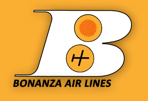 Bonanza Airlines Logo Fridge Magnet  (LM14193)